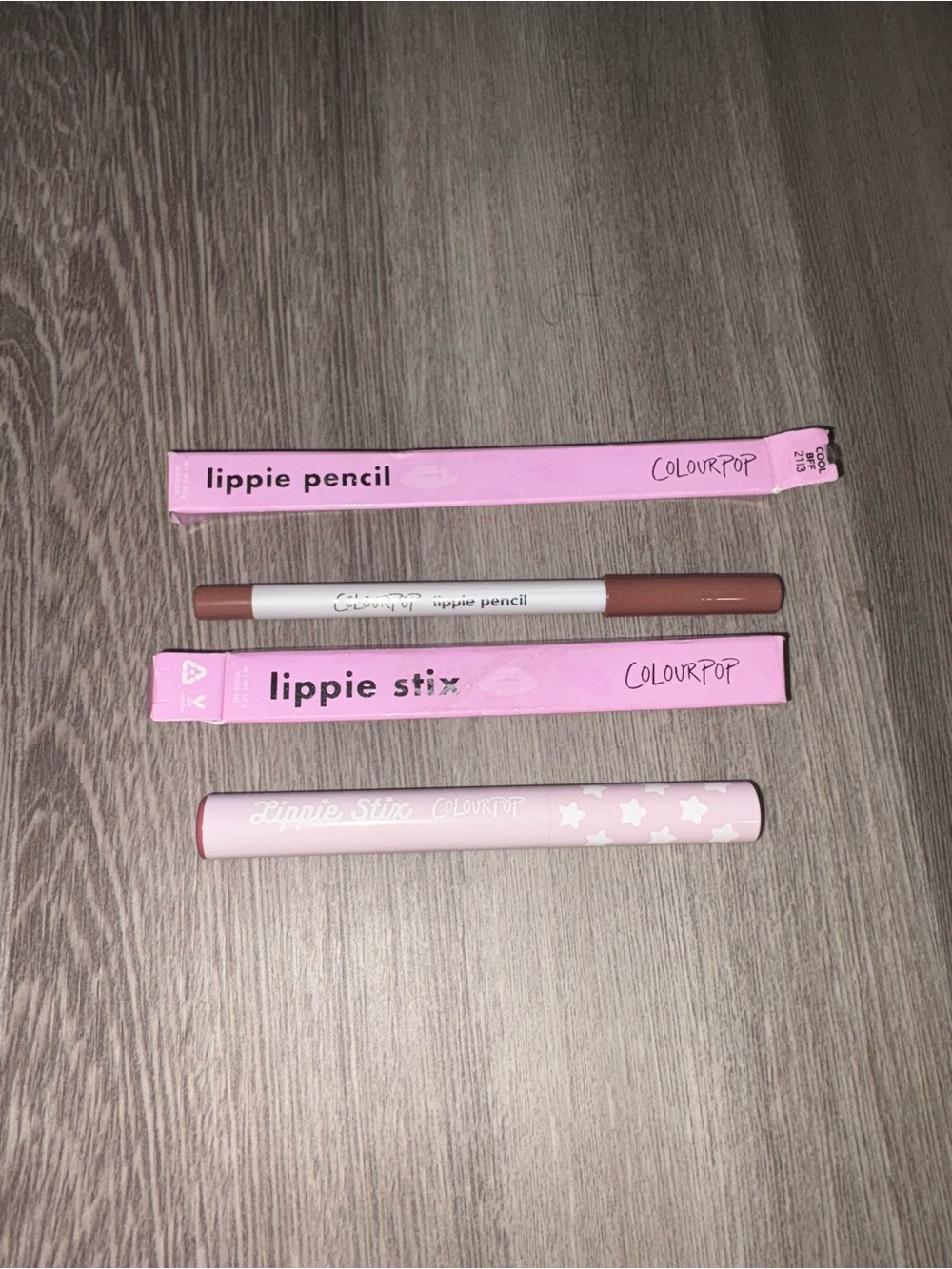 ColourPop Lippie Pencil & Lippie Stix in Warm Nude Pink